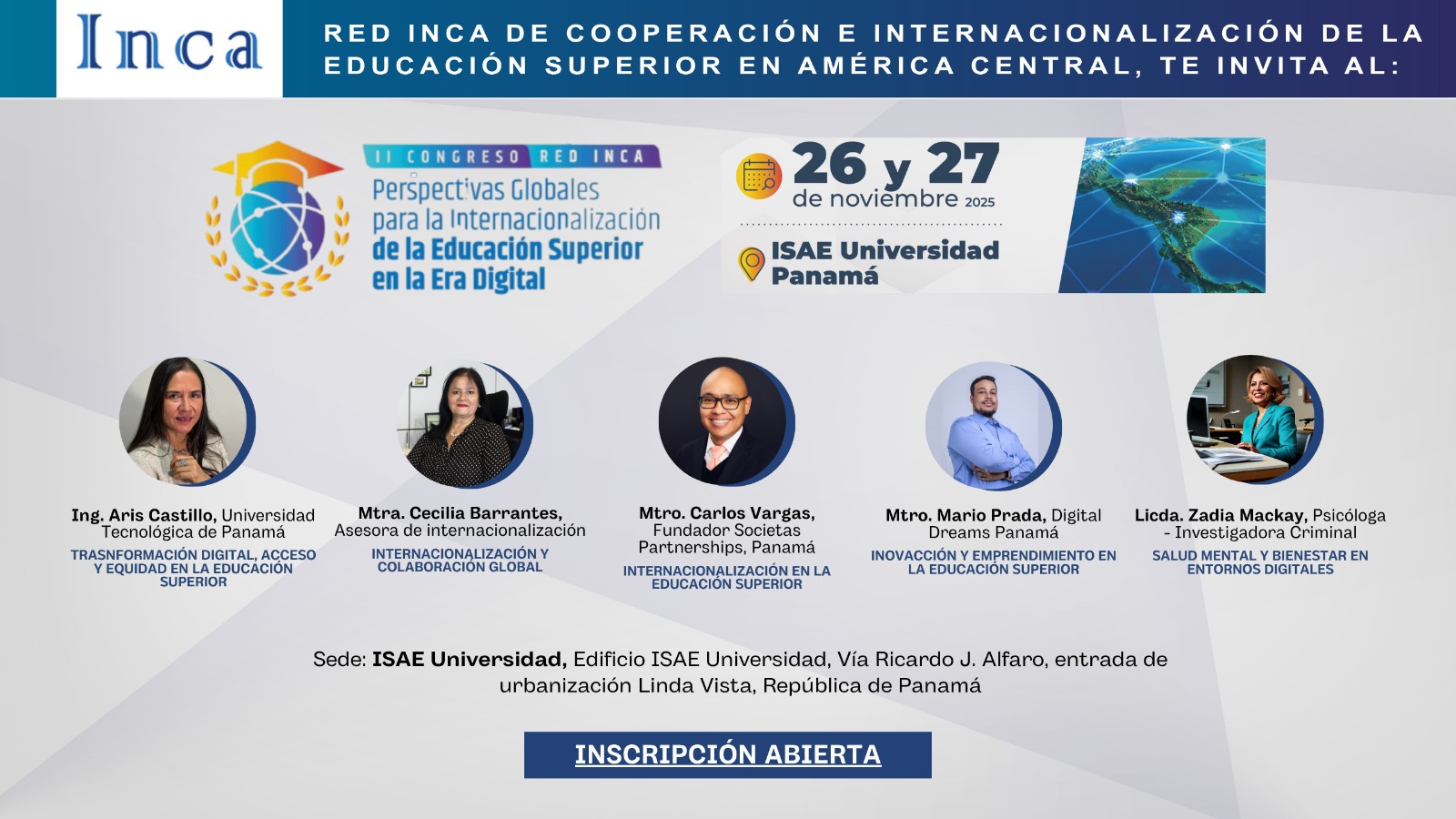 Banner II Congreso RED INCA